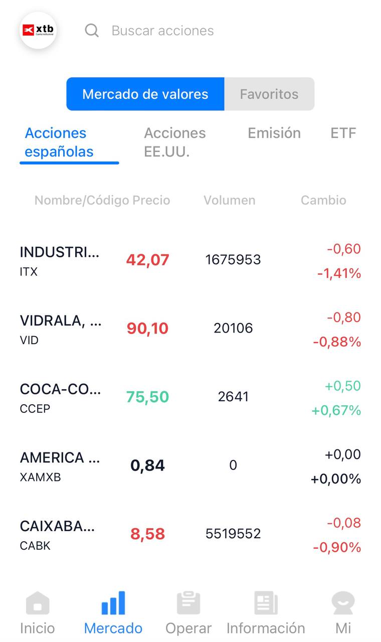 ESXTB Trading Platform Screenshot 2